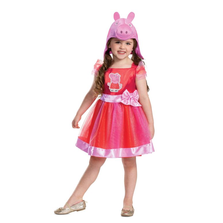 ペパピッグ きんてれ Disguise Peppa Pig Costume Tutu, Official Peppa Pig Deluxe Toddler Costume and Accessories, Size (3T-4T) 【並行輸入品】