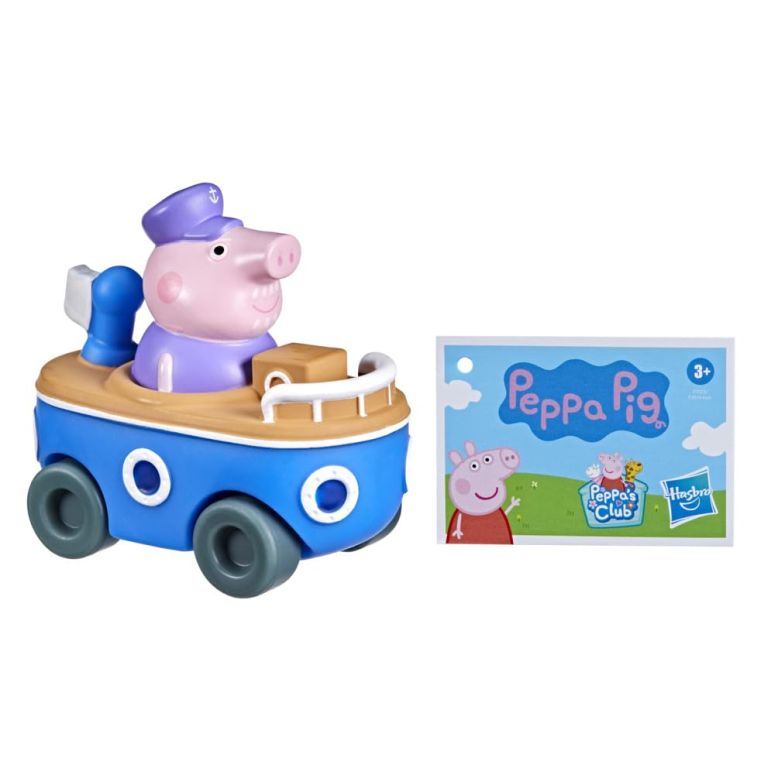 ペパピッグ きんてれ Peppa Pig Peppa’s Adventures Little Buggy Vehicle Preschool Toy for Ages 3 and Up (Grandpa Pig in His Boat) 【並行輸入品】