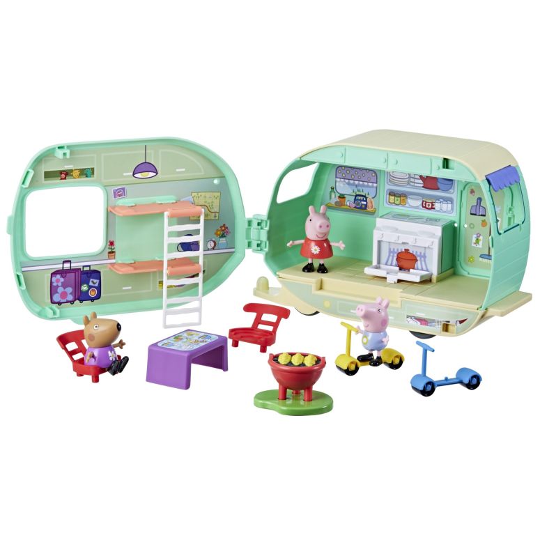 ペパピッグ きんてれ Peppa Pig Peppa's Caravan Playset 【並行輸入品】