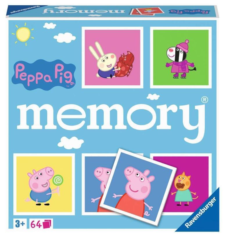 ペパピッグ きんてれ Ravensburger Peppa Pig Memory Game - Matching Picture Snap Pairs for Kids Age 3 Years Up - Educational Todder Toy 【並行輸入品】