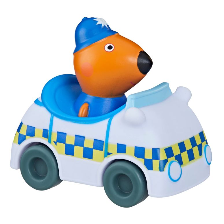 ペパピッグ きんてれ Hasbro Peppa Pig Little Buggies - Freddy Fox in Police Car Toy Vehicle Play Figure 【並行輸入品】