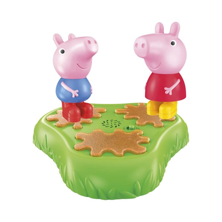 ペパピッグ きんてれ Hasbro Gaming Peppa Pig Muddy Puddle Champion Board Game for Kids Ages 3 and Up, Preschool Game for 1-2 Players, Multicolor 【並行輸入品】