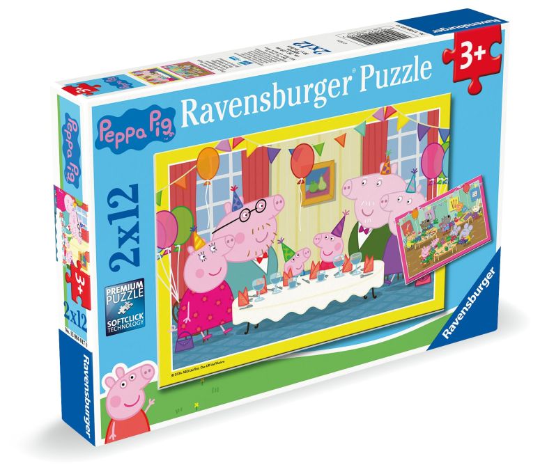 ペパピッグ きんてれ Ravensburger Children's Puzzle 12004018 Party Time 2 x 24 Pieces Peppa Pig Puzzle for Children from 4 Years 【並行輸入品】 14,288円