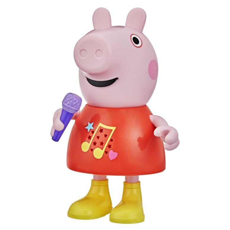 ペパピッグ きんてれ Peppa Pig Talk & Sing Peppa Doll, Musical Toy with 50+ Sounds, Phrases, and Songs, Preschool Toys for 3 Year Old Girls and Boys and Up 【並行輸入品】