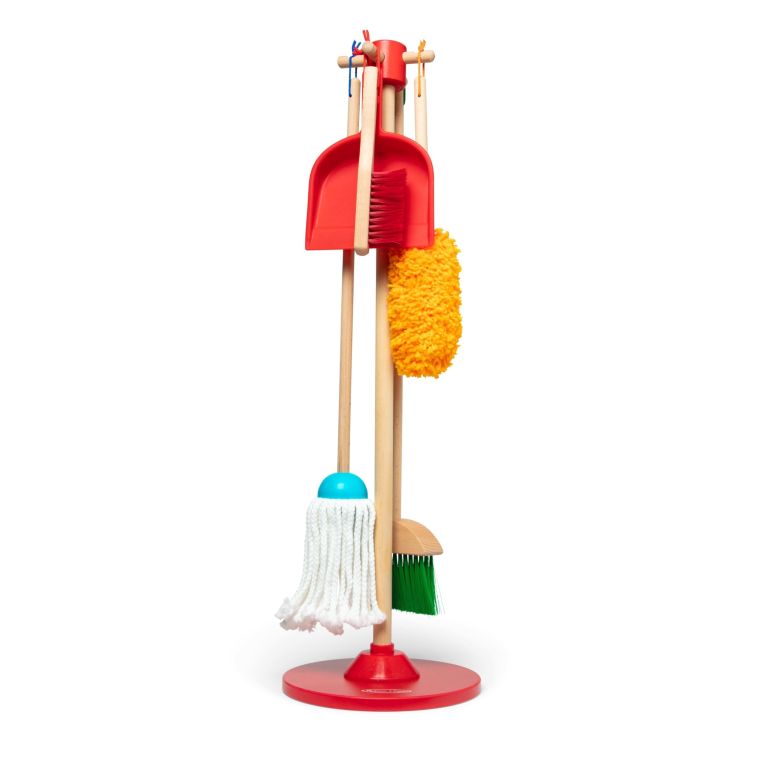 キッチン おままごと 台所 Melissa & Doug Let\'s Play House Dust! Sweep! Mop! 6 Piece Pretend Play Set 【並行輸入品】