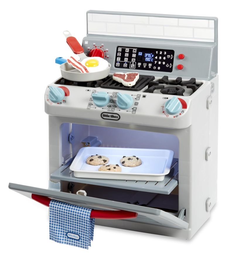 キッチン おままごと 台所 Little Tikes First Oven Realistic Pretend Play Appliance for Kids, Play Kitchen with 11 Accessories and Realistic Cooking Sounds, Unique Toy Multi-Color, Ages 2+ 【並行輸入品】