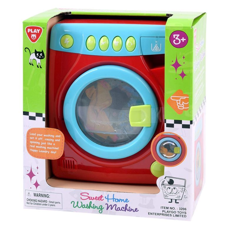 キッチン おままごと 台所 PlayGo Washing Machine Kitchen Toys Kids Children Play House Washing Machine for Fun Kids Toy Perfect For Your Little One 3 years & Up 【並行輸入品】