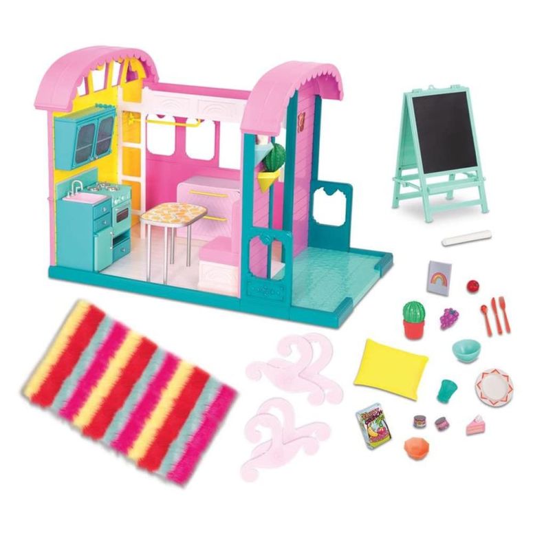 キッチン おままごと 台所 Glitter Girls ? GG Doll House Playset with Furniture and Home Accessories ? Kitchen, Oven, and Patio ? 14-inch Doll Clothes and Accessories for Kids Ages 3 and Up 【並行輸入品】