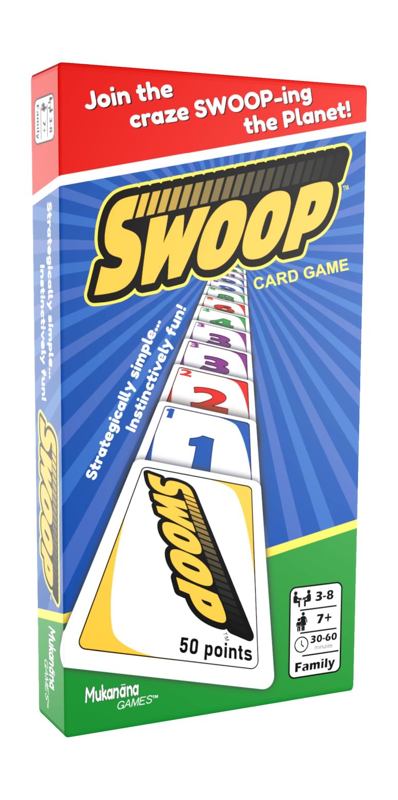 ゲーム パーティ 楽しめる SWOOP Card Game | Fun for The Entire Family | Easy to Learn | Easy to Play | Great Social for Game Nights | Kids, Teens, Adults, and Seniors | Ages 7+ | 3 to 8 Players 【並行輸入品】