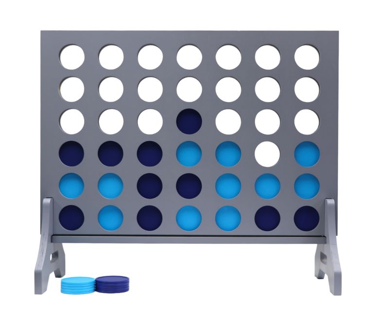 ゲーム パーティ 楽しめる Tailgating Pros Premium Grey Giant Four in a Row with Carrying Case - Jumbo Oversized Outdoor Yard Game - Connect Multiple Pucks in a Row to Win - Many Puck Colors Available! 【並行輸入品】｜MJ-MARKET