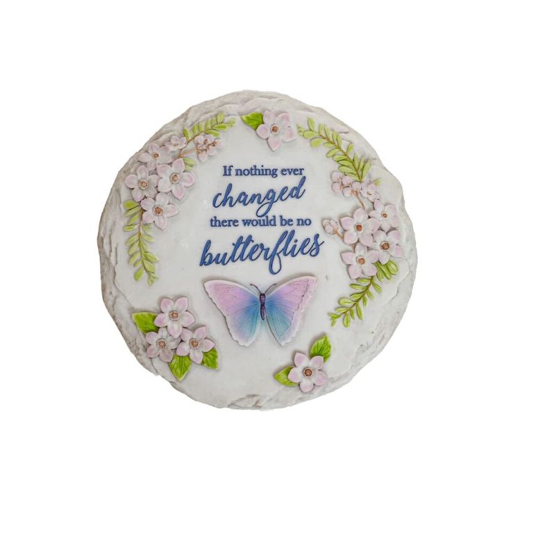 敷石 飛び石 庭園 洋風 庭 Spoontiques - Garden D?cor - Butterflies Stepping Stone - Decorative Stone for Garden 【並行輸入品】｜MJ-MARKET