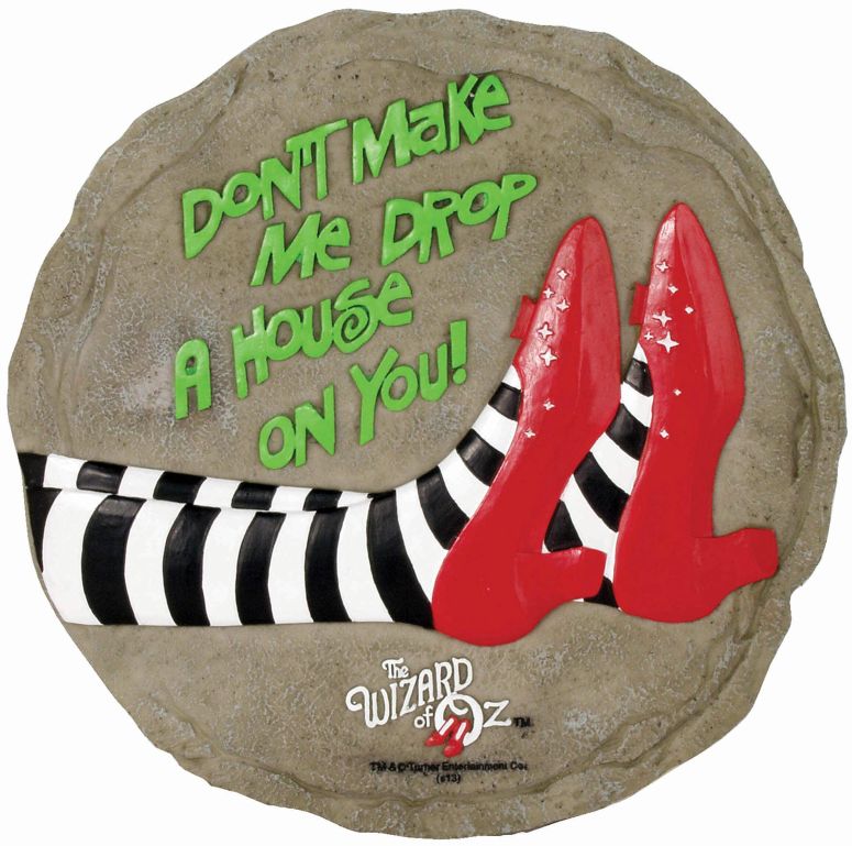 敷石 飛び石 庭園 洋風 庭 Spoontiques 13330 Drop a House on You Stepping Stone 【並行輸入品】
