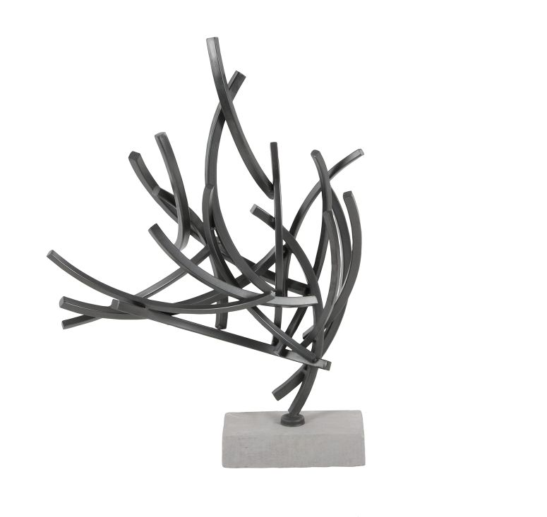 装飾 置物 雑貨 海外 Deco 79 Metal Abstract Decorative Sculpture Home Decor Statue with Marble Base, Accent Figurine 17\