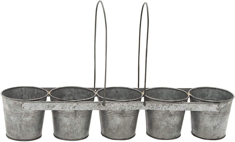装飾 置物 雑貨 海外 Deco 79 Metal Round Planter, 23\