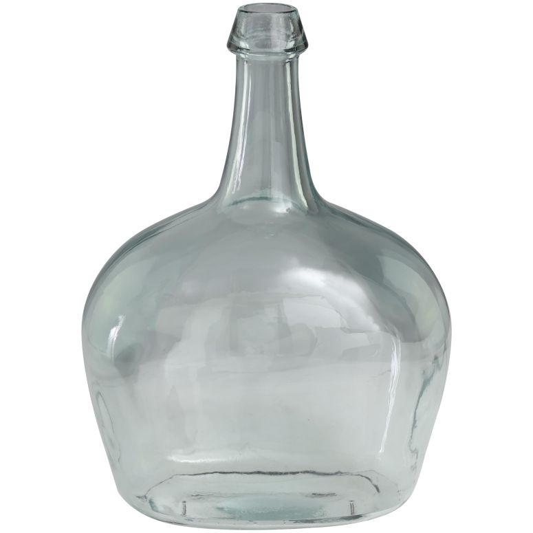 装飾 置物 雑貨 海外 Deco 79 Recycled Glass Handmade Spanish Bottle Vase, 11\