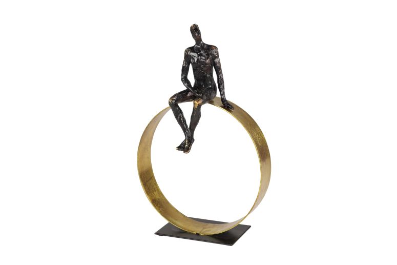 装飾 置物 雑貨 海外 Deco 79 Polystone People Decorative Sculpture Home Decor Statue, Accent Figurine 9\