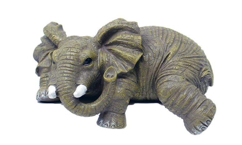 装飾 置物 雑貨 海外 Nature's Mark Elephant Shelf Sitter Resin Statue Figurine Home Decorative Accent D?cor - 2.5\