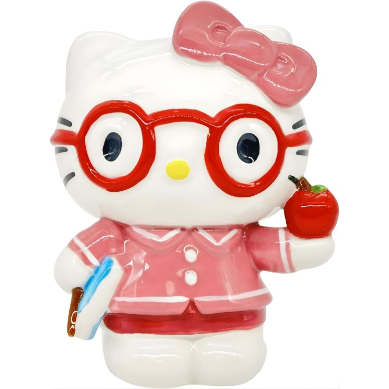 装飾 置物 雑貨 海外 Hello Kitty School Teacher Figurine, 4.5\