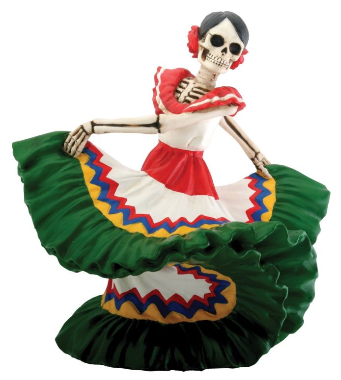 装飾 置物 雑貨 海外 Day of the Dead Dancing Senorita (H: 5.5\