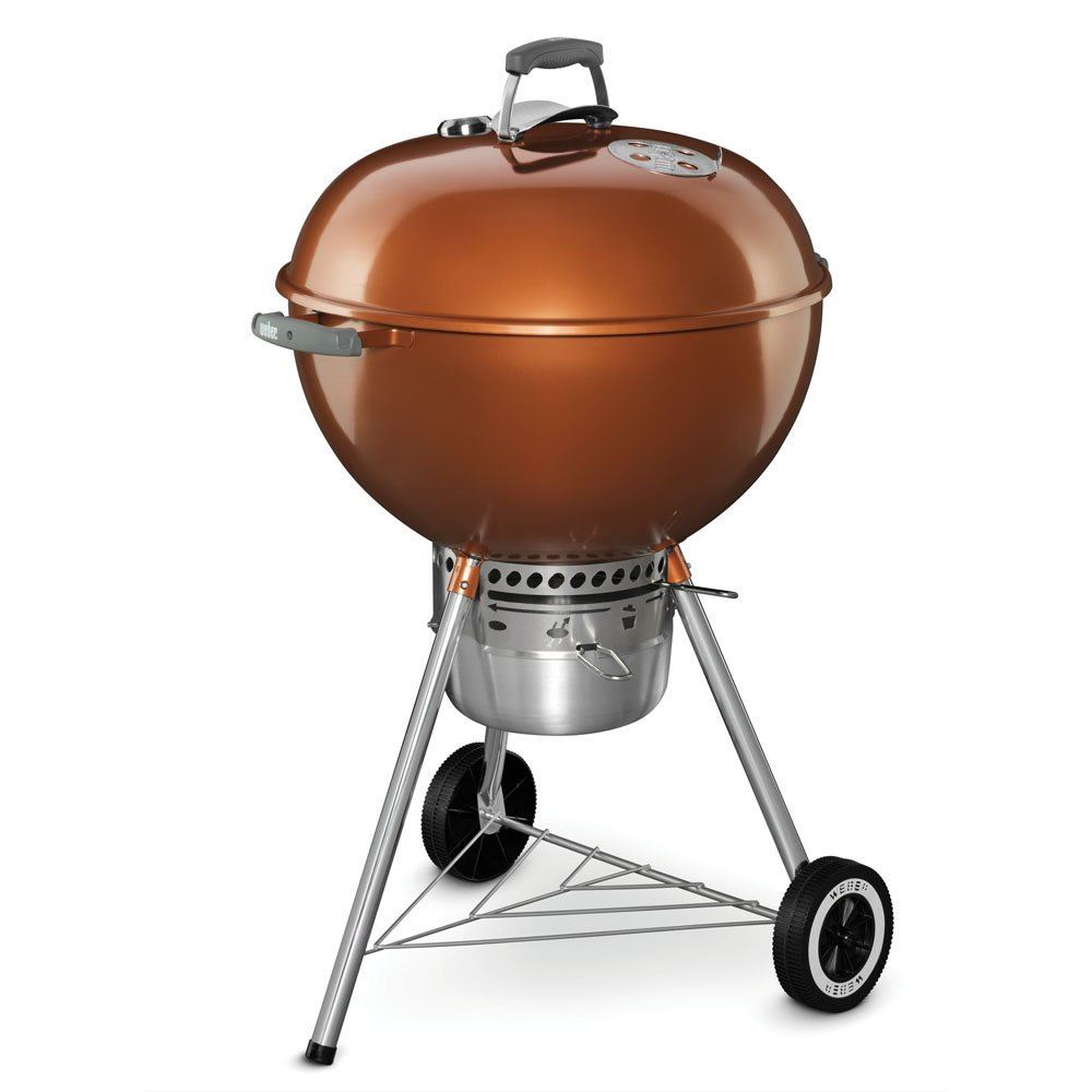 Weber ウェーバー 丸焼き 食べ物屋 BBQ 14402001 Original Kettle Premium Charcoal Grill, 22-Inch, Copper カッ基準打数 【並行輸入品】