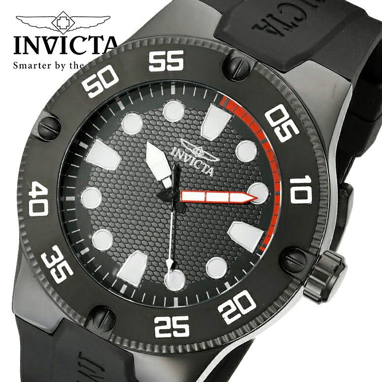インビクタ Invicta インヴィクタ 男性用 腕時計 メンズ ウォッチ プロダイバーコレクション Pro Diver Collection ブラック 18026SYB アナログ ディスプレイ Japanese クオーツ ブラックバンド ステンレススチール 100m耐水 【並行輸入品】|MJ-MARKET