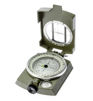 エスイー社 SE CC4580 ミリタリー レンザティック サイティング 羅針儀 ウィズ 合切袋 CC4580 Military Lensatic Sighting Compass with Pouch 【 アウトドアに 羅針儀 狙い 耐水性合切袋 首下げ紐 サイクリング 山登り 山歩き 】 【並行輸入品】