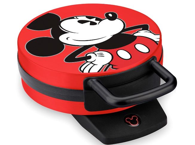 ディズニー Disney ミッキー マウス ノンスティック エレクトリック ワッフルメーカー レッド&ブラック Mickey Mouse Non-Stick Electric Waffle Maker, Red and