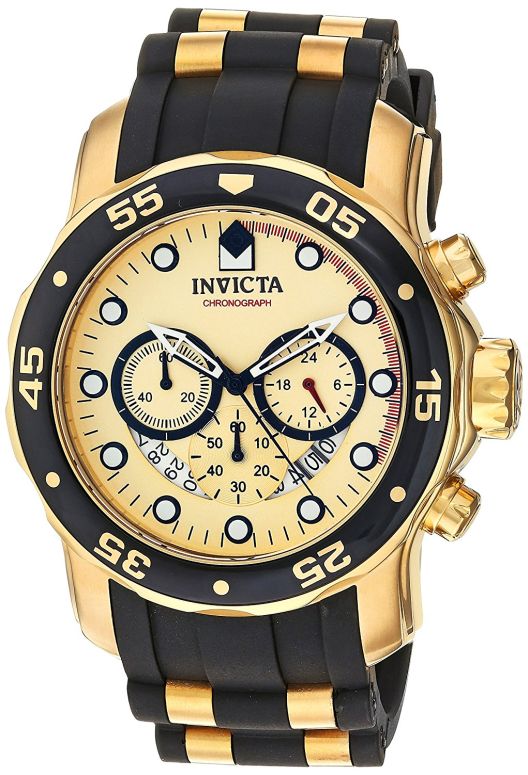 インビクタ Invicta インヴィクタ 男性用 腕時計 メンズ ウォッチ プロダイバーコレクション Pro Diver Collection ゴールド 17566 【並行輸入品】
