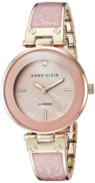 アンクライン Anne Klein 女性用 腕時計 レディース ウォッチ ピンク AK/2512LPGB 女性らしいデザイン かわいい 【並行輸入品】