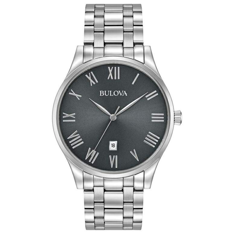 ブローバ Bulova 男性用 腕時計 メンズ ウォッチ グレー 96B261 【並行輸入品】