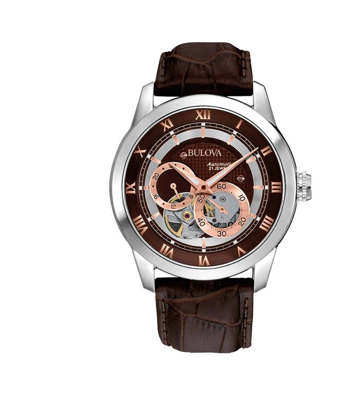 ブローバ Bulova 成人男性用 ウォッチ メンズ 御覧なさる 赤銅色 96A120 【並行輸入品】