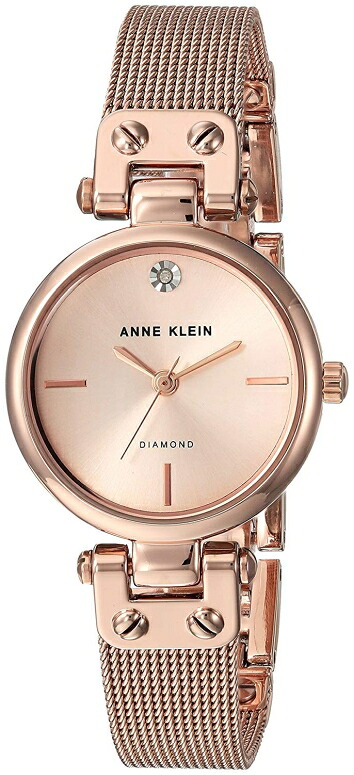 アンクライン Anne Klein お上さん用 ウオッチ レディース 御覧になる さくら色ゴールド AK/3002RGRG お上さんらしい絵図面 愛くるしい 【並行輸入品】 腕時計-レディース腕時計