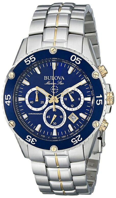 ブローバ Bulova 男性用 腕時計 メンズ ウォッチ クロノグラフ ブルー 98H37 【並行輸入品】｜MJ-MARKET