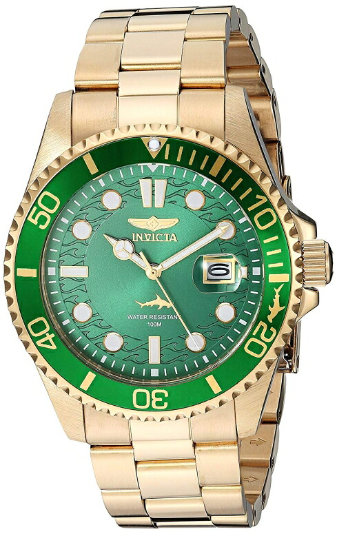 インビクタ Invicta インヴィクタ 男性用 腕時計 メンズ ウォッチ グリーン 30027 【並行輸入品】