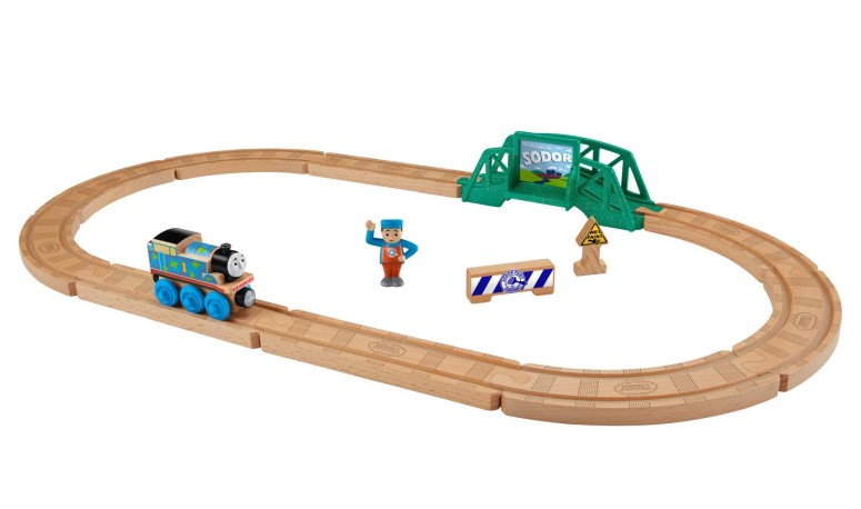 トーマス 木製軌跡 きかんしゃ 5-インチ-1 ビルダーセット Fisher-Price Thomas \u0026 Friends Wood, 5-インチ-1 Builder Set 【並行輸入品】