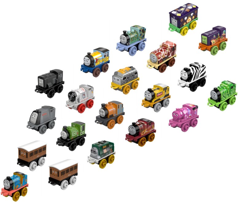トーマス 木製軌跡 きかんしゃ 鉄道線路発動機 Fisher-Price Thomas \u0026 Friends MINIS 20-Pack of Train Engines [Amazon Exclusive] 【並行輸入品】