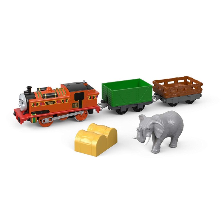トーマス 木製軌跡 きかんしゃ ニア 象 貨物自動車御師匠さん Fisher-Price Thomas \u0026 Friends TrackMaster, Nia \u0026 the Elephant 【並行輸入品】