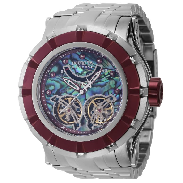 インビクタ Invicta  取っておく reserve インヴィクタ 成人男性用 ウオッチ メンズ ご覧なさる 青み しろがね色 緑であること ぶどう酒赤いこと 43229 【並行輸入品】