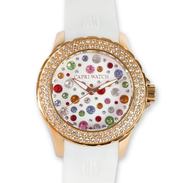 【楽天市場】カプリウォッチ Capri watch マルチジョイ 腕時計 ウォッチ ホワイト Art. 5069 レディース メンズ ...
