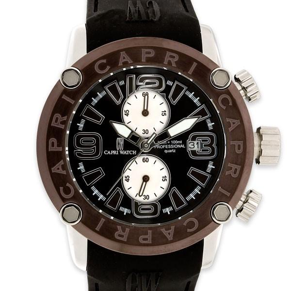 楽天市場】CAPRI WATCH カプリウォッチ Chrono Rocks Black Rose