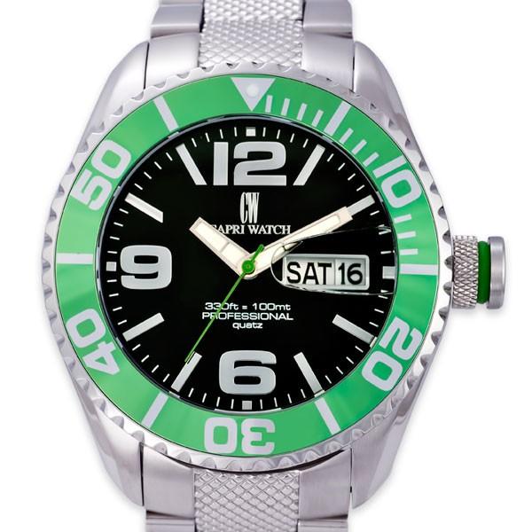 カプリウォッチ Capri watch マキシ 腕時計 ウォッチ ブラック Art. 5160 レディース メンズ ユニセックス 女性 男性 男女兼用