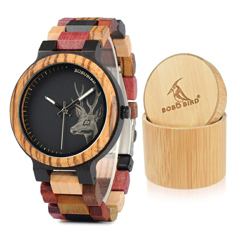 楽天市場 ボボバード Bobo Bird ウッドウォッチ 木製腕時計 男女兼用 腕時計 ユニセックス ウォッチ ブラック P14 2 送料無料 並行輸入品 Mj Market