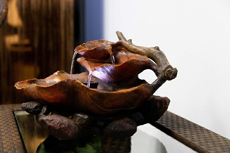 楽天市場】卓上 噴水 滝のオブジェ テーブルトップファウンテン