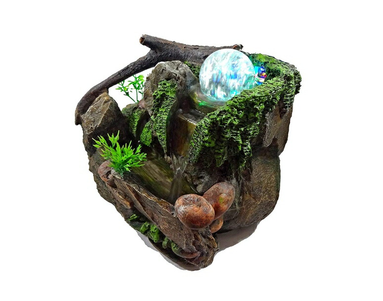 楽天市場】卓上 噴水 滝のオブジェ テーブルトップファウンテン