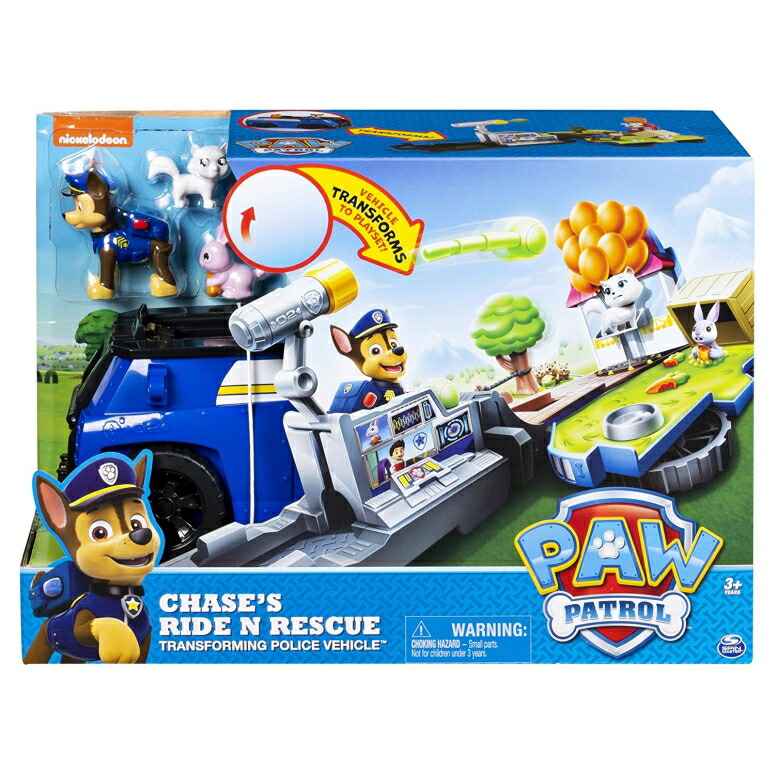 paw patrol ride and rescue