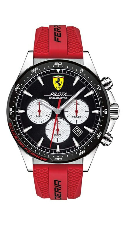 お見舞い フェラーリ Ferrari 男性用 腕時計 メンズ ウォッチ ブラック 並行輸入品 新作人気 Www Purpleforparents Us