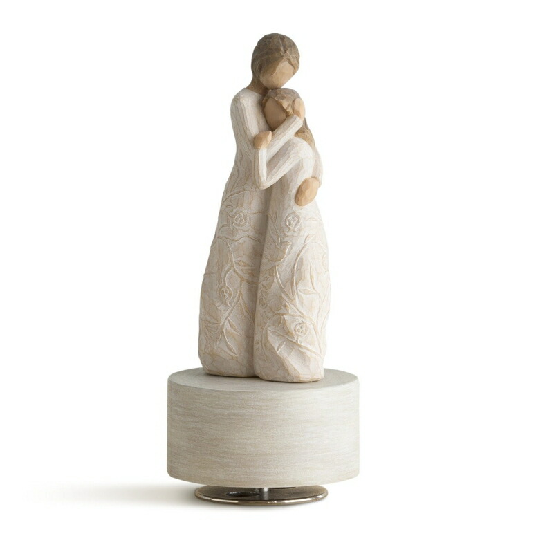 ウィローツリー オルゴール ミュージカル Debussy's Clair de Lune ドビュッシー 月の光 Willow Tree Close to me Musical, sculpted hand-painted musical figure 【並行輸入品】｜MJ-MARKET