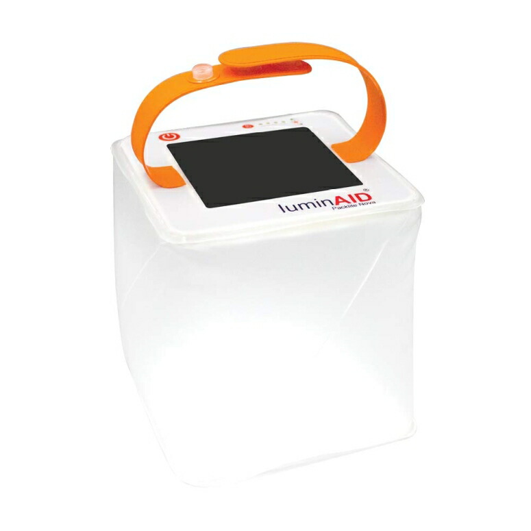 太陽光充電 ソーラーパワー ランタン ウォータープルーフ インフレータブル LuminAID PackLite Nova USB Solar Inflatable Waterproof Light 【並行輸入品】｜MJ-MARKET