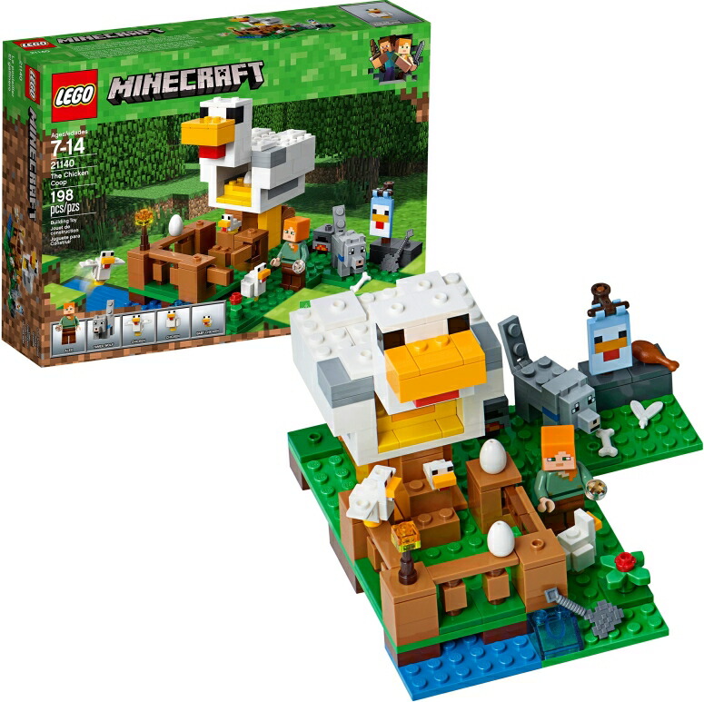 楽天市場 マイクラ レゴ おもちゃ Lego Minecraft The Chicken Coop Building Kit 198 Pieces 並行輸入品 Mj Market