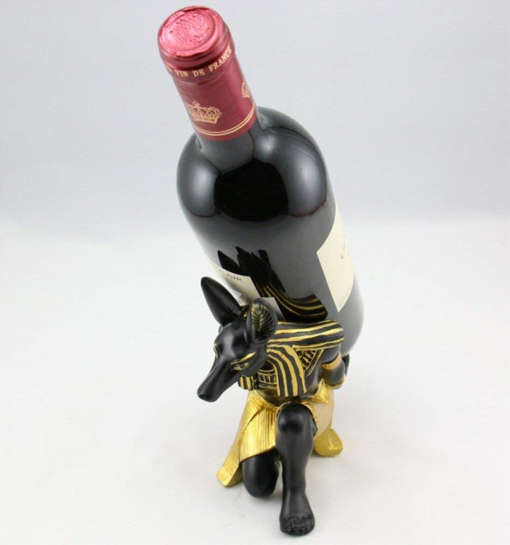 【楽天市場】ワインホルダー アヌビス エジプト 卓上ワインラック Fantasee Anubis God Wine Rack Holder